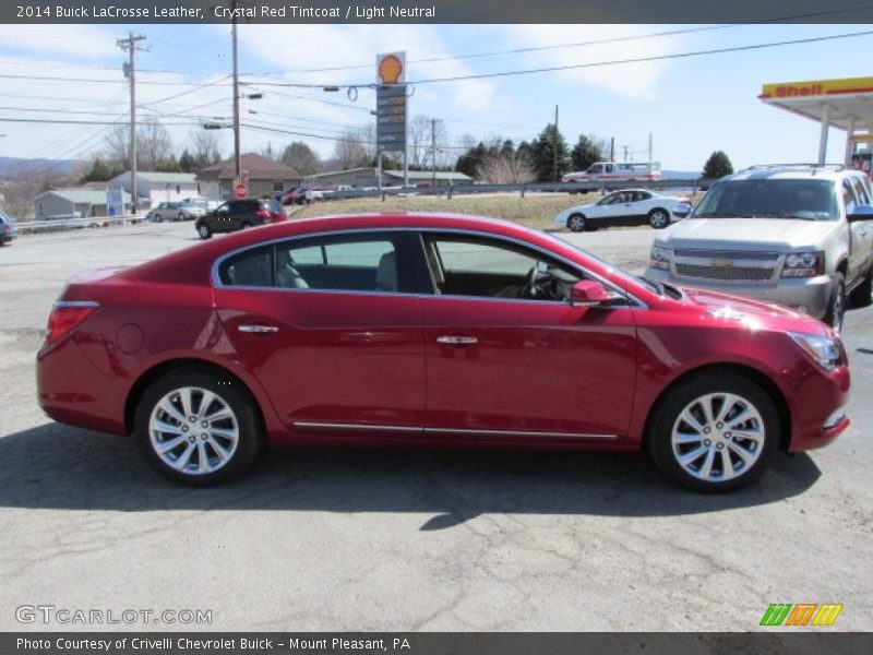 Crystal Red Tintcoat / Light Neutral 2014 Buick LaCrosse Leather