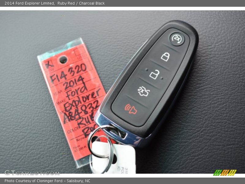 Ruby Red / Charcoal Black 2014 Ford Explorer Limited