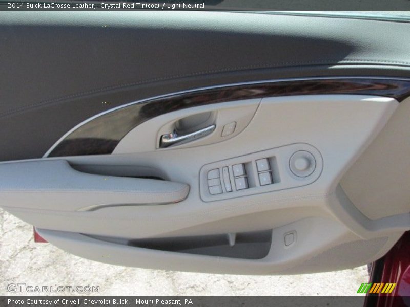 Crystal Red Tintcoat / Light Neutral 2014 Buick LaCrosse Leather