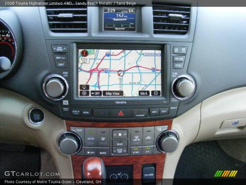 Sandy Beach Metallic / Sand Beige 2008 Toyota Highlander Limited 4WD