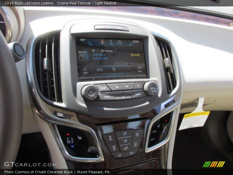 Crystal Red Tintcoat / Light Neutral 2014 Buick LaCrosse Leather