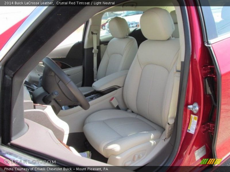 Crystal Red Tintcoat / Light Neutral 2014 Buick LaCrosse Leather