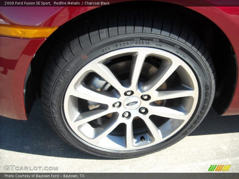 Redfire Metallic / Charcoal Black 2009 Ford Fusion SE Sport