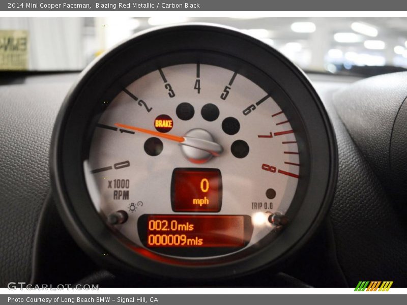 Blazing Red Metallic / Carbon Black 2014 Mini Cooper Paceman