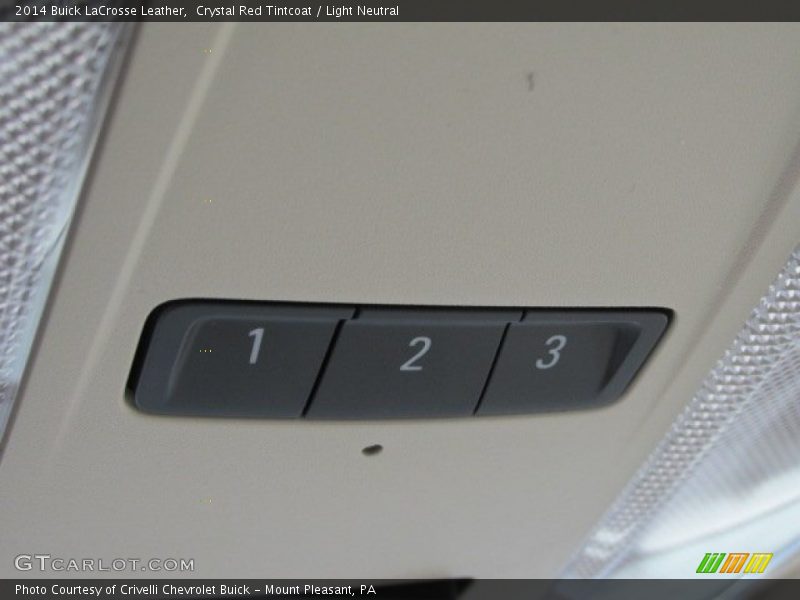 Crystal Red Tintcoat / Light Neutral 2014 Buick LaCrosse Leather