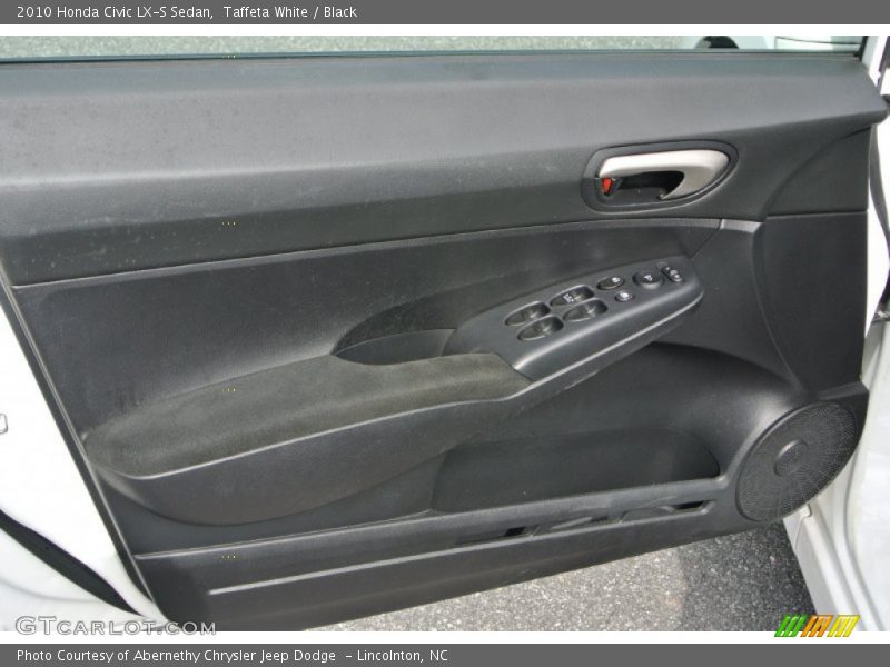 Taffeta White / Black 2010 Honda Civic LX-S Sedan