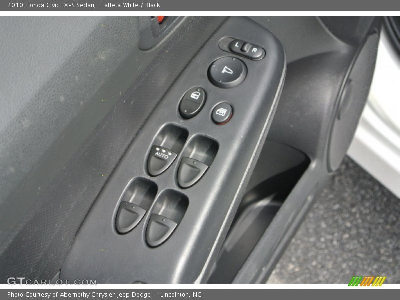 Taffeta White / Black 2010 Honda Civic LX-S Sedan