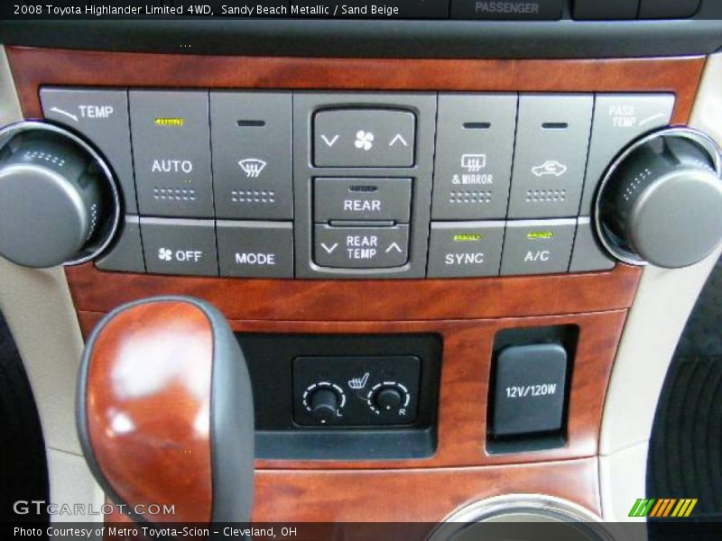 Sandy Beach Metallic / Sand Beige 2008 Toyota Highlander Limited 4WD