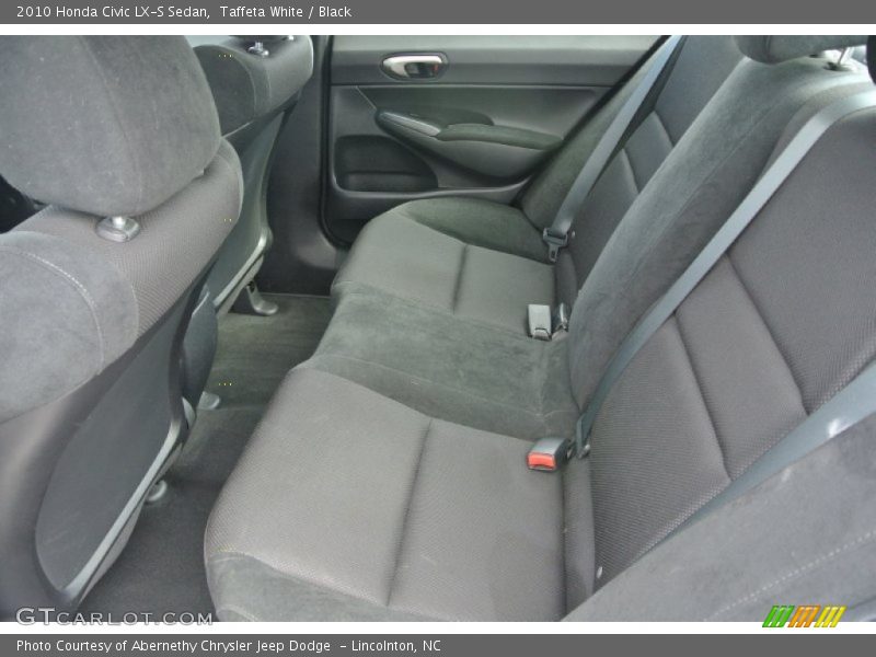 Taffeta White / Black 2010 Honda Civic LX-S Sedan