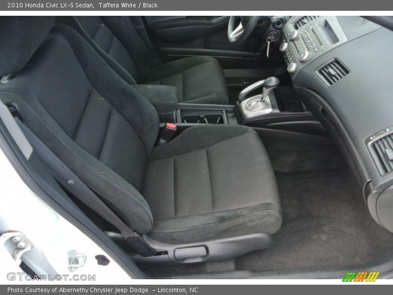 Taffeta White / Black 2010 Honda Civic LX-S Sedan