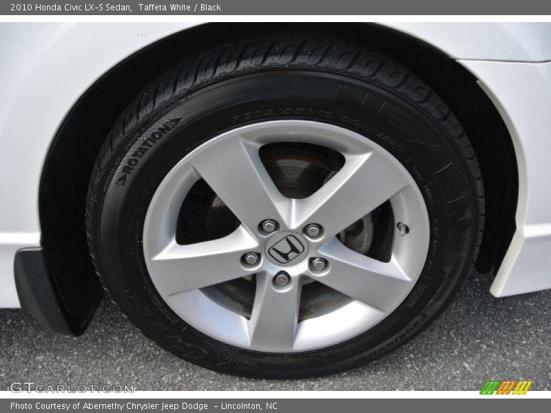 Taffeta White / Black 2010 Honda Civic LX-S Sedan