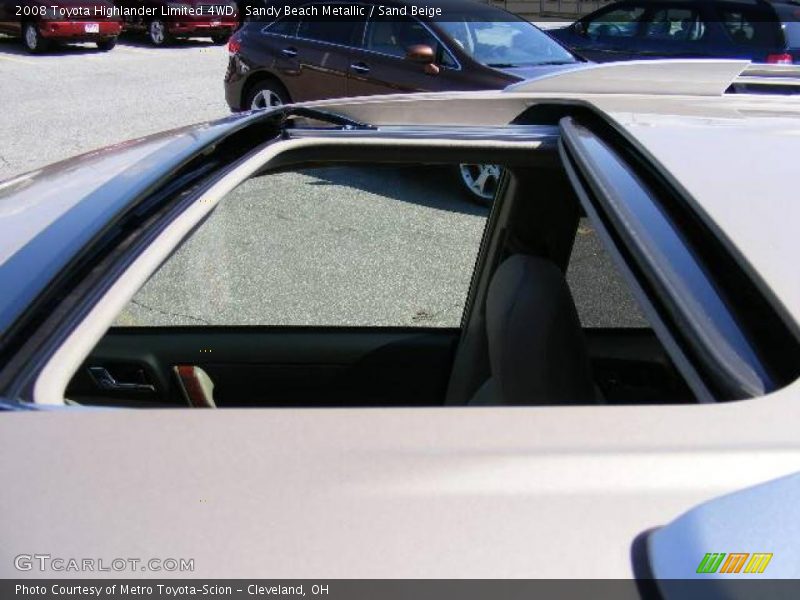 Sandy Beach Metallic / Sand Beige 2008 Toyota Highlander Limited 4WD