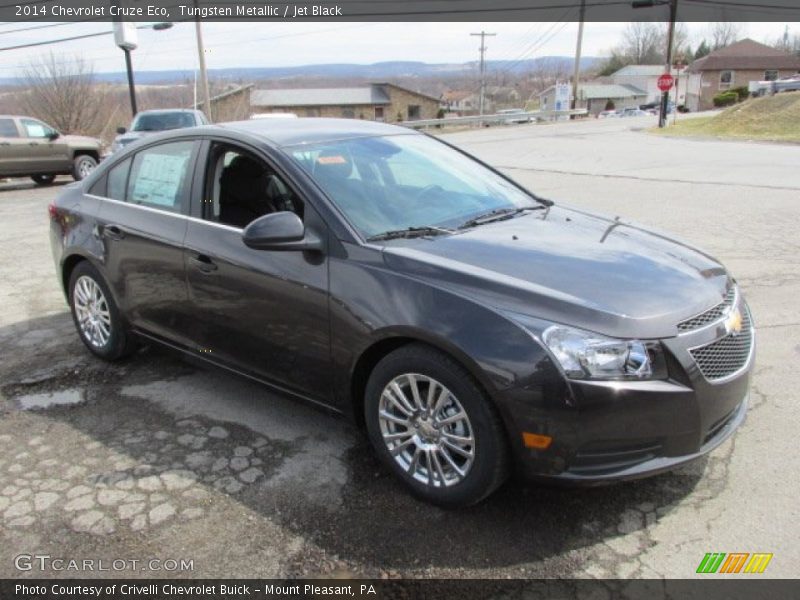 Tungsten Metallic / Jet Black 2014 Chevrolet Cruze Eco