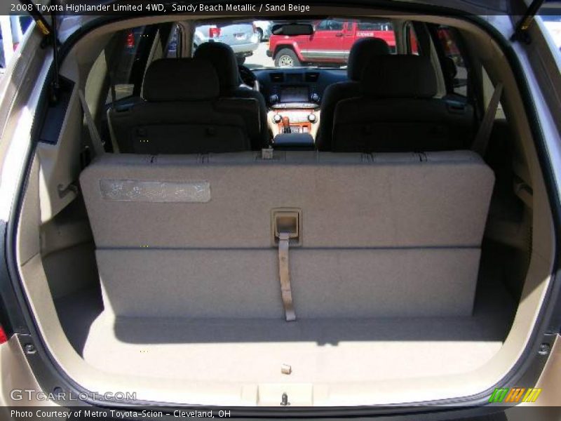 Sandy Beach Metallic / Sand Beige 2008 Toyota Highlander Limited 4WD
