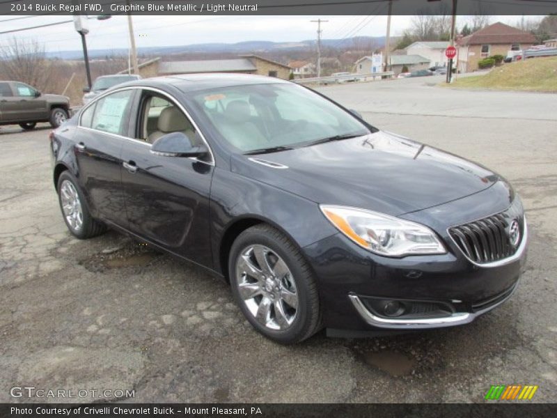 Graphite Blue Metallic / Light Neutral 2014 Buick Regal FWD