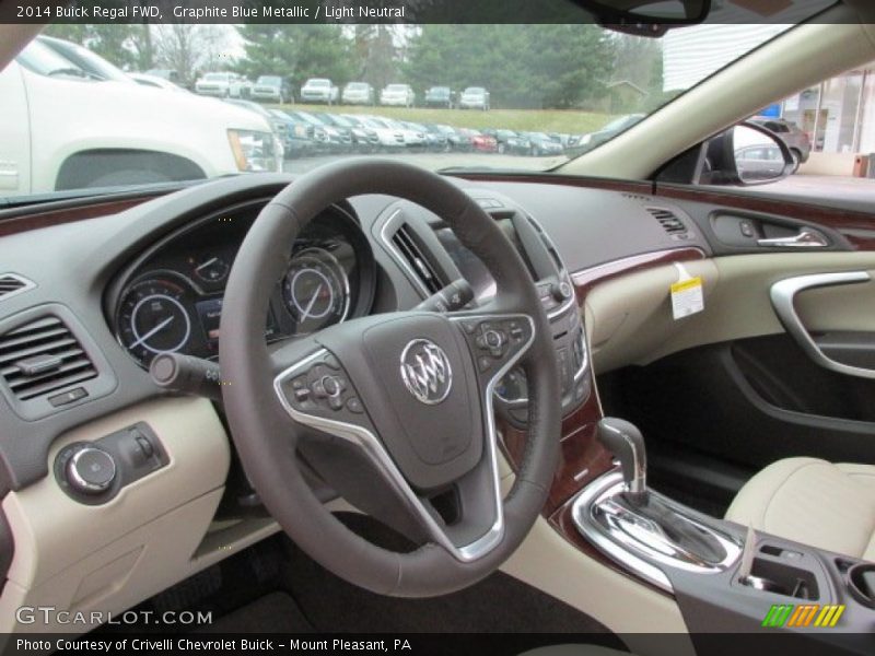 Graphite Blue Metallic / Light Neutral 2014 Buick Regal FWD