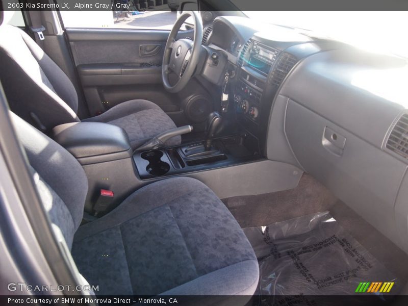 Alpine Gray / Gray 2003 Kia Sorento LX