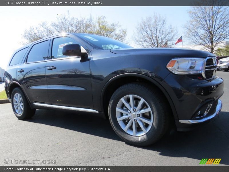 Maximum Steel Metallic / Black 2014 Dodge Durango SXT