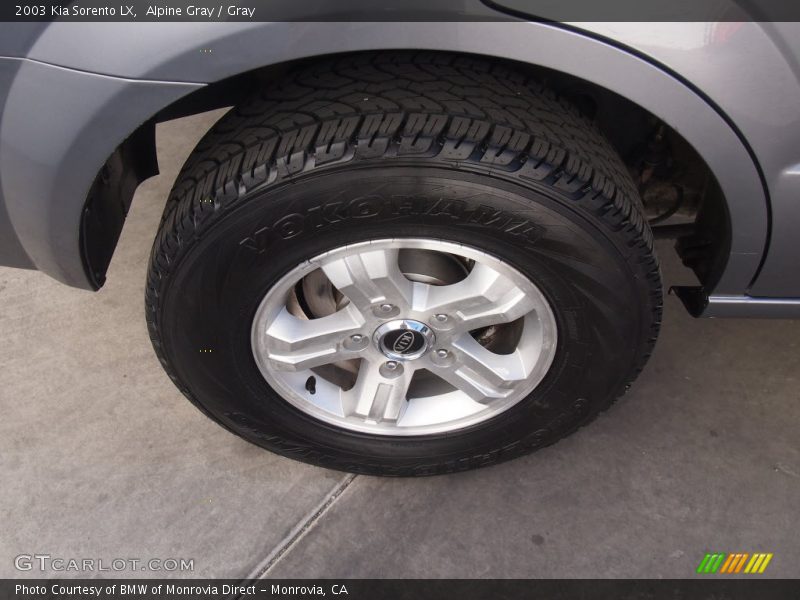 Alpine Gray / Gray 2003 Kia Sorento LX