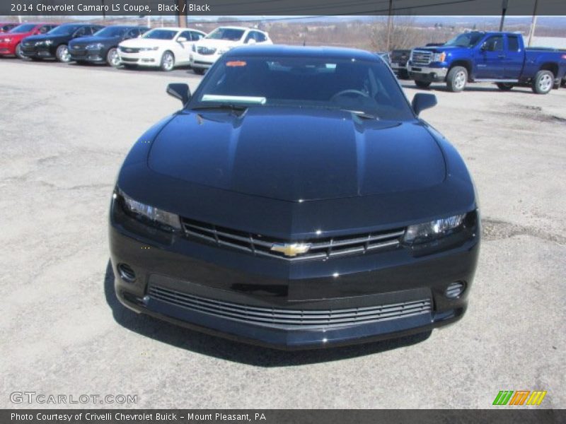 Black / Black 2014 Chevrolet Camaro LS Coupe