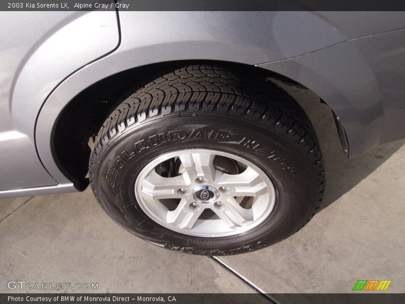 Alpine Gray / Gray 2003 Kia Sorento LX