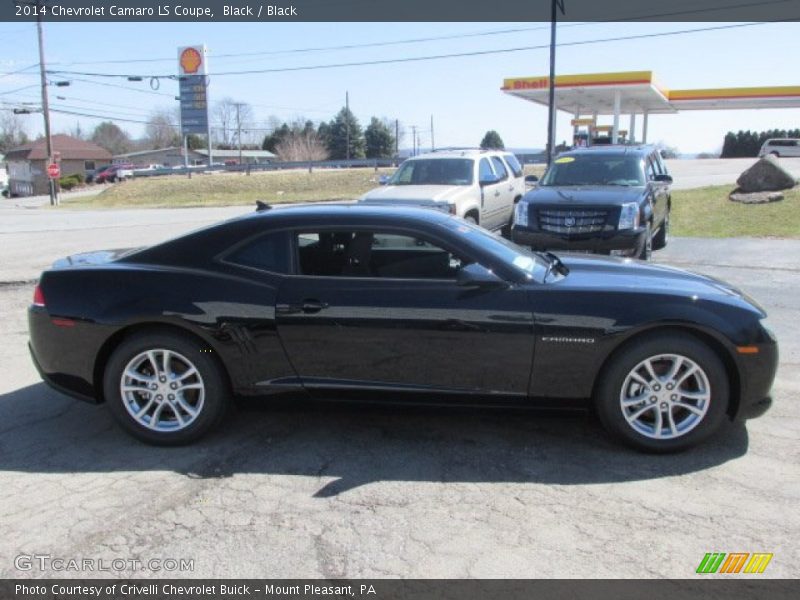 Black / Black 2014 Chevrolet Camaro LS Coupe