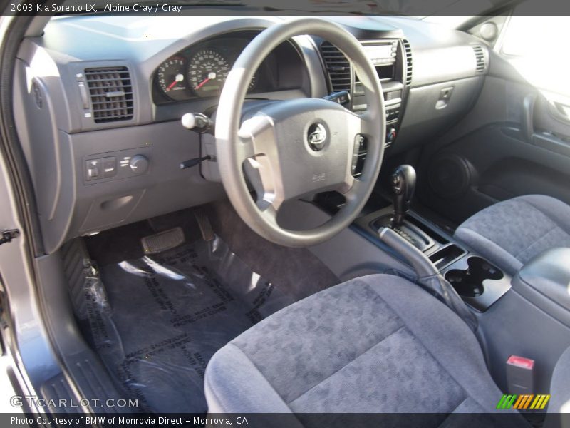 Alpine Gray / Gray 2003 Kia Sorento LX