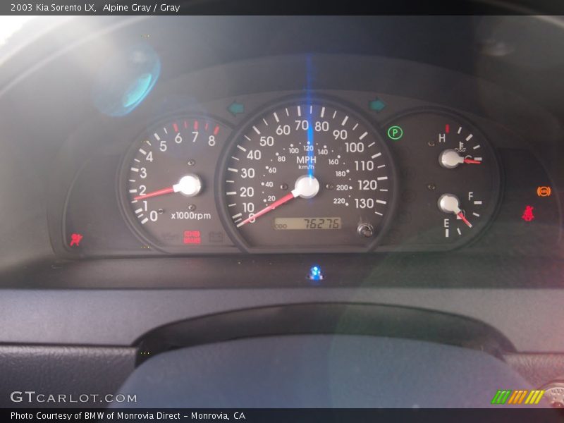 Alpine Gray / Gray 2003 Kia Sorento LX
