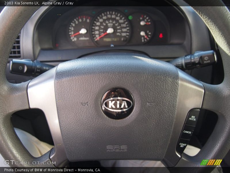 Alpine Gray / Gray 2003 Kia Sorento LX