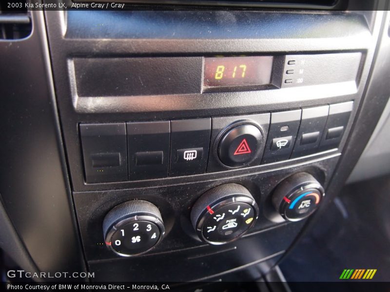 Alpine Gray / Gray 2003 Kia Sorento LX