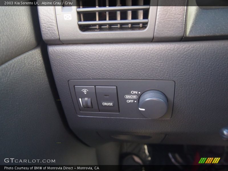 Alpine Gray / Gray 2003 Kia Sorento LX