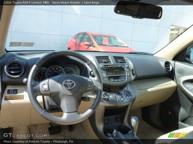 Sandy Beach Metallic / Sand Beige 2009 Toyota RAV4 Limited 4WD