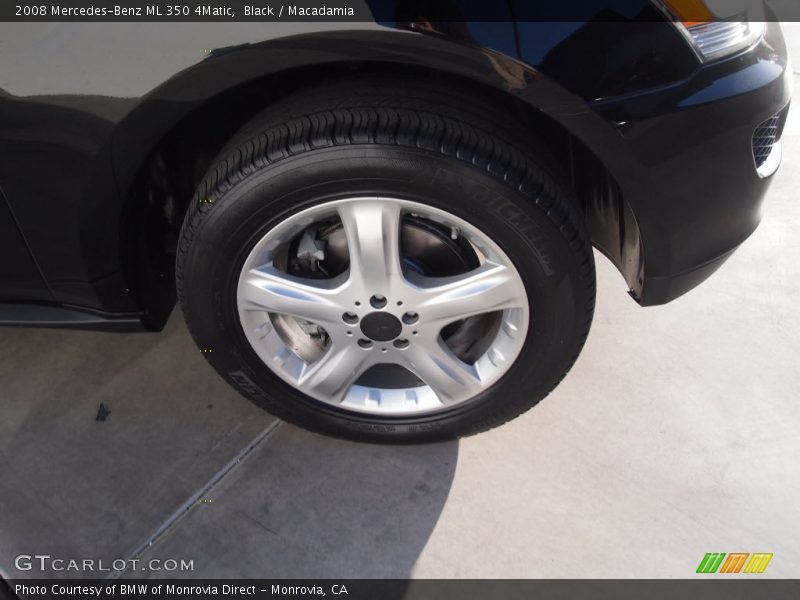 Black / Macadamia 2008 Mercedes-Benz ML 350 4Matic