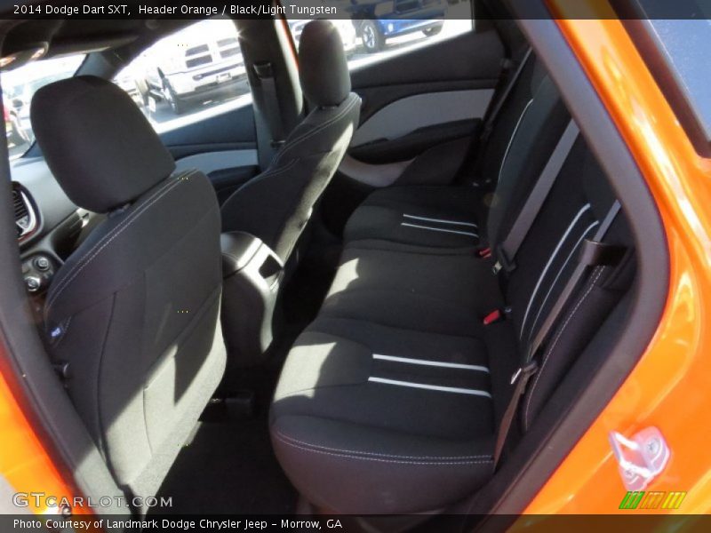 Header Orange / Black/Light Tungsten 2014 Dodge Dart SXT