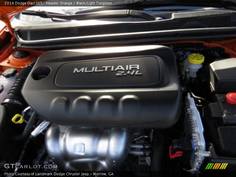 Header Orange / Black/Light Tungsten 2014 Dodge Dart SXT