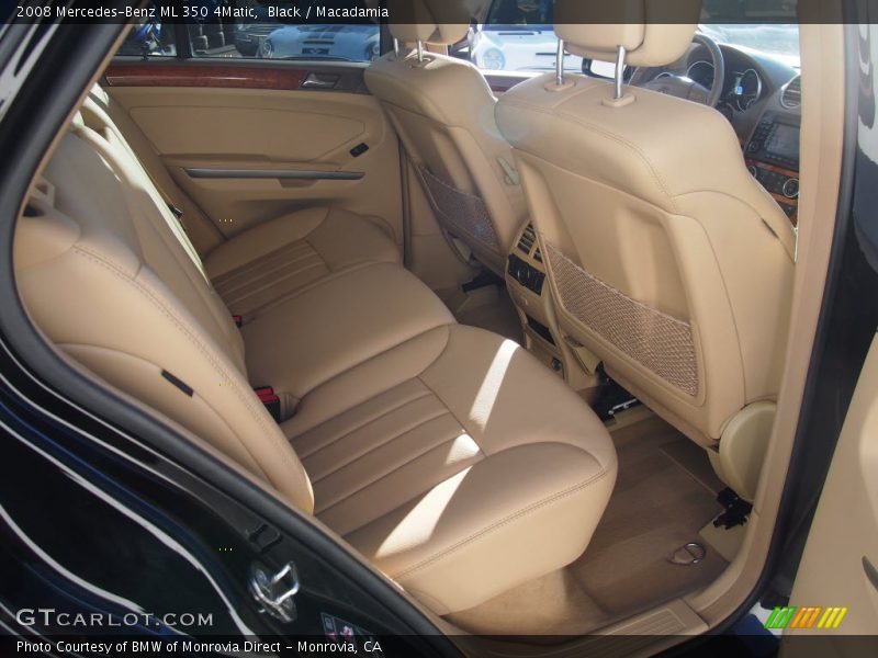Black / Macadamia 2008 Mercedes-Benz ML 350 4Matic
