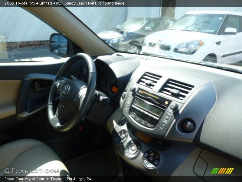 Sandy Beach Metallic / Sand Beige 2009 Toyota RAV4 Limited 4WD