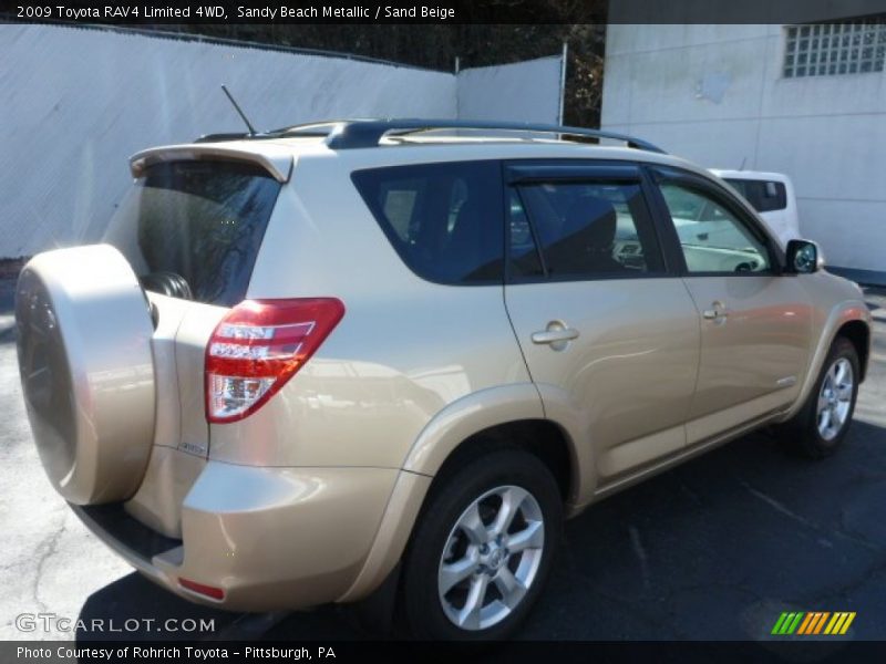 Sandy Beach Metallic / Sand Beige 2009 Toyota RAV4 Limited 4WD