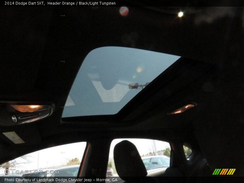 Header Orange / Black/Light Tungsten 2014 Dodge Dart SXT