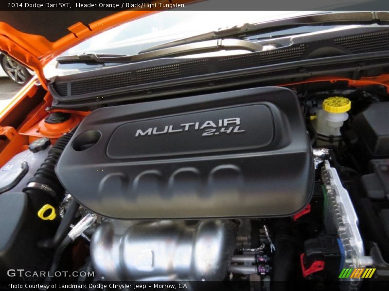 Header Orange / Black/Light Tungsten 2014 Dodge Dart SXT