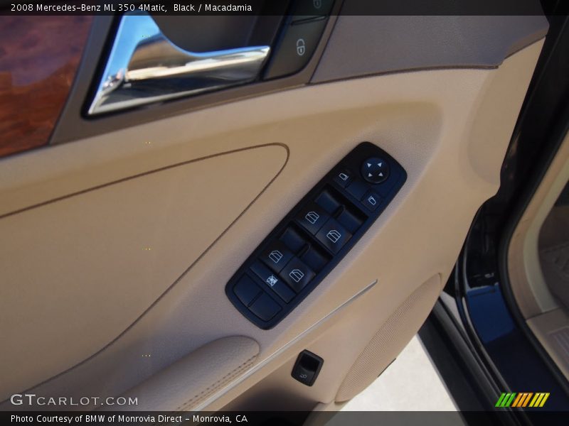 Black / Macadamia 2008 Mercedes-Benz ML 350 4Matic
