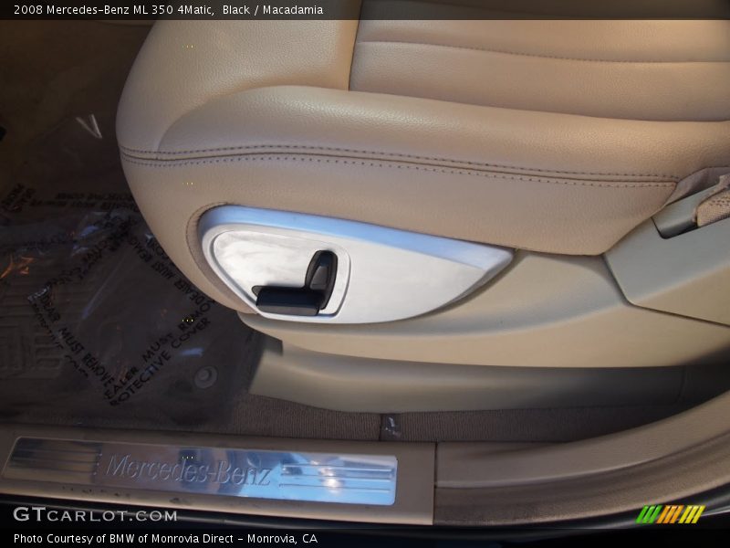 Black / Macadamia 2008 Mercedes-Benz ML 350 4Matic