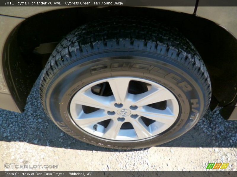 Cypress Green Pearl / Sand Beige 2011 Toyota Highlander V6 4WD