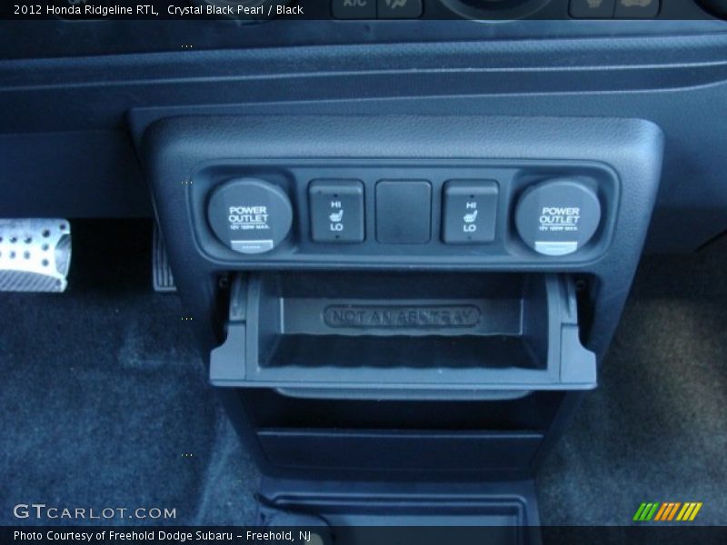 Crystal Black Pearl / Black 2012 Honda Ridgeline RTL