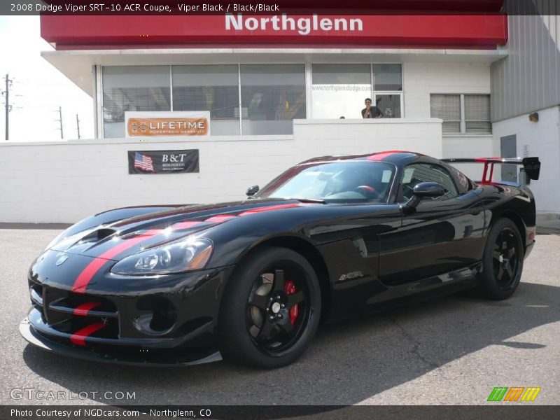 Viper Black / Black/Black 2008 Dodge Viper SRT-10 ACR Coupe