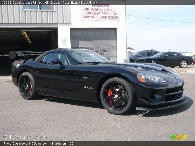 Viper Black / Black/Black 2008 Dodge Viper SRT-10 ACR Coupe