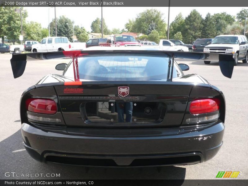 Viper Black / Black/Black 2008 Dodge Viper SRT-10 ACR Coupe