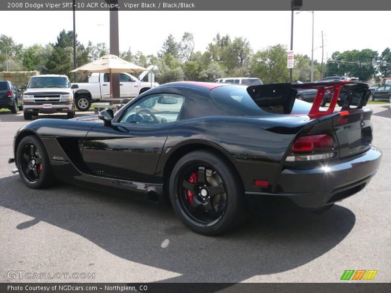 Viper Black / Black/Black 2008 Dodge Viper SRT-10 ACR Coupe