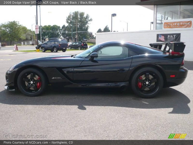Viper Black / Black/Black 2008 Dodge Viper SRT-10 ACR Coupe