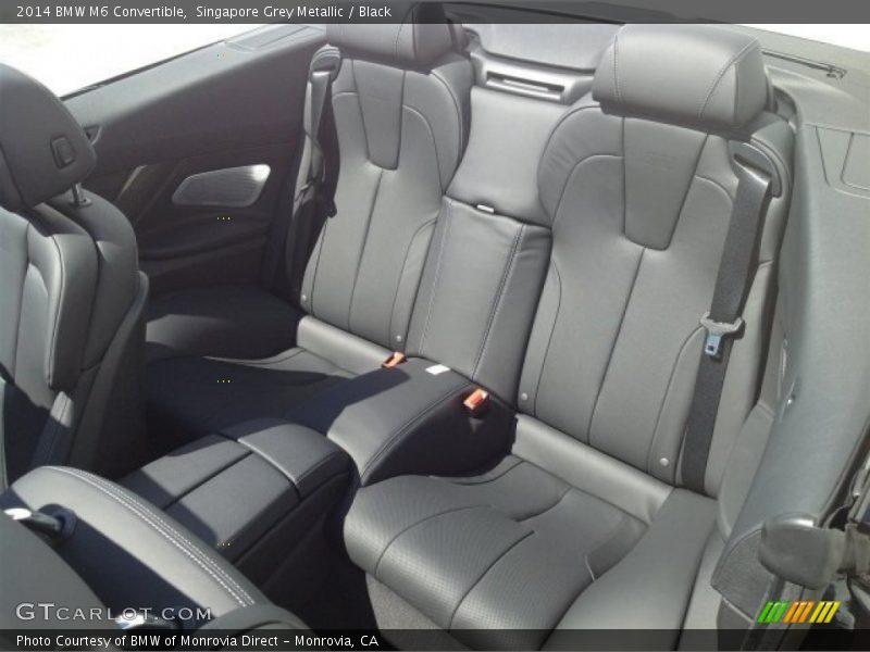 Rear Seat of 2014 M6 Convertible